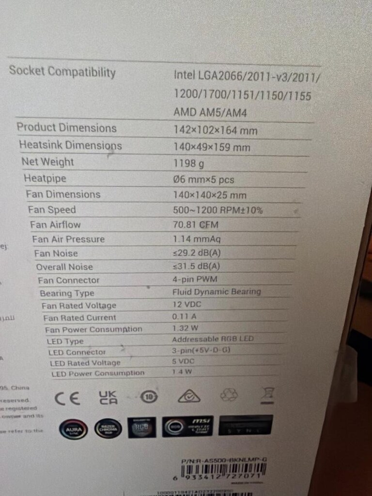 AS500 PLUS CPU HAVA SOĞUTUCU - 2