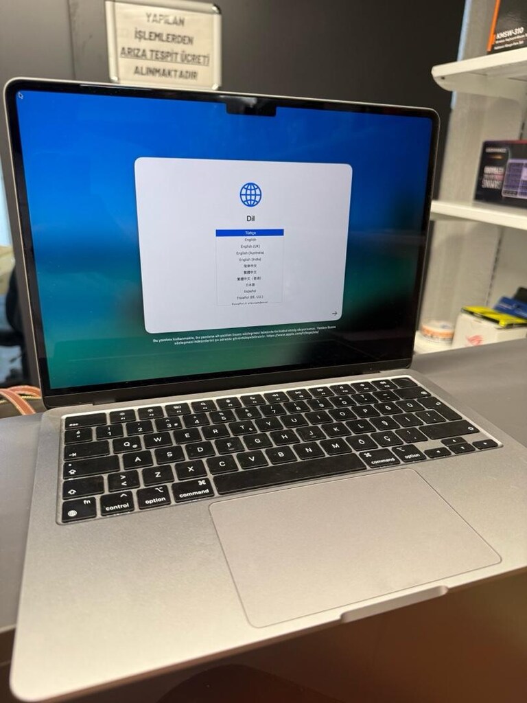 macbook air m2 sıfır ayarında - 2