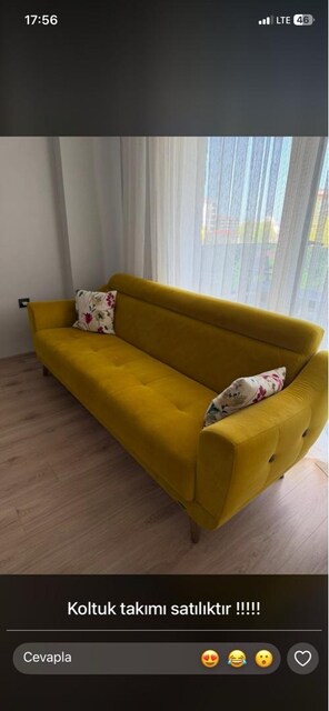 Satılık koltuk takımı, tv ünitesi, halı