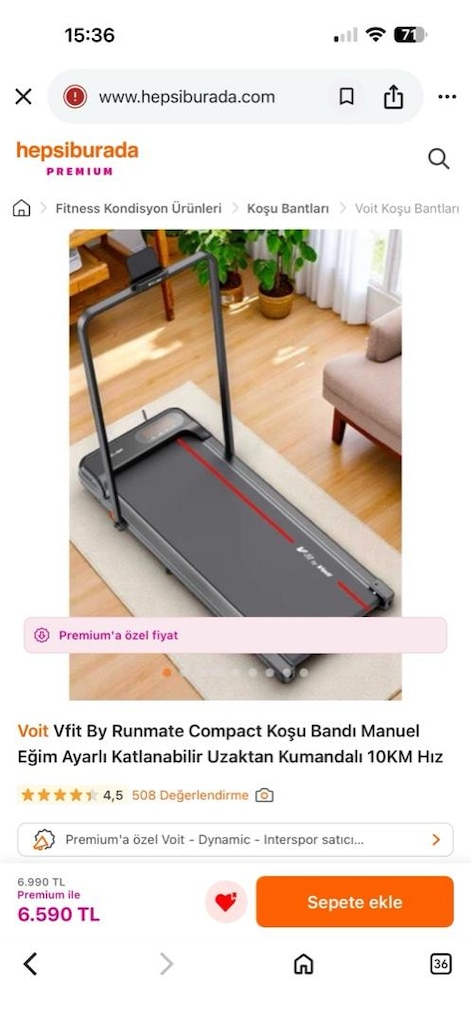 voit marka koşu bandı - 6