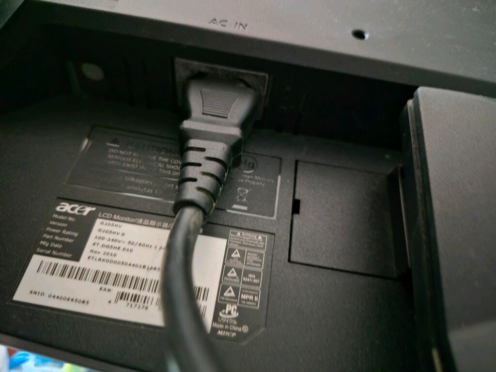 Acer Siyah Monitör - 6