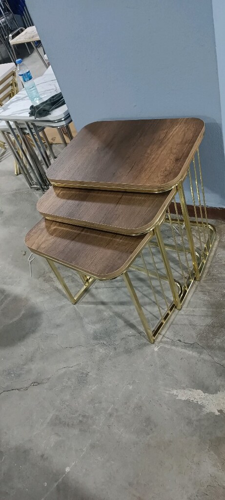 Komple MDF 4lü tekerlekli servis sehpası - 3