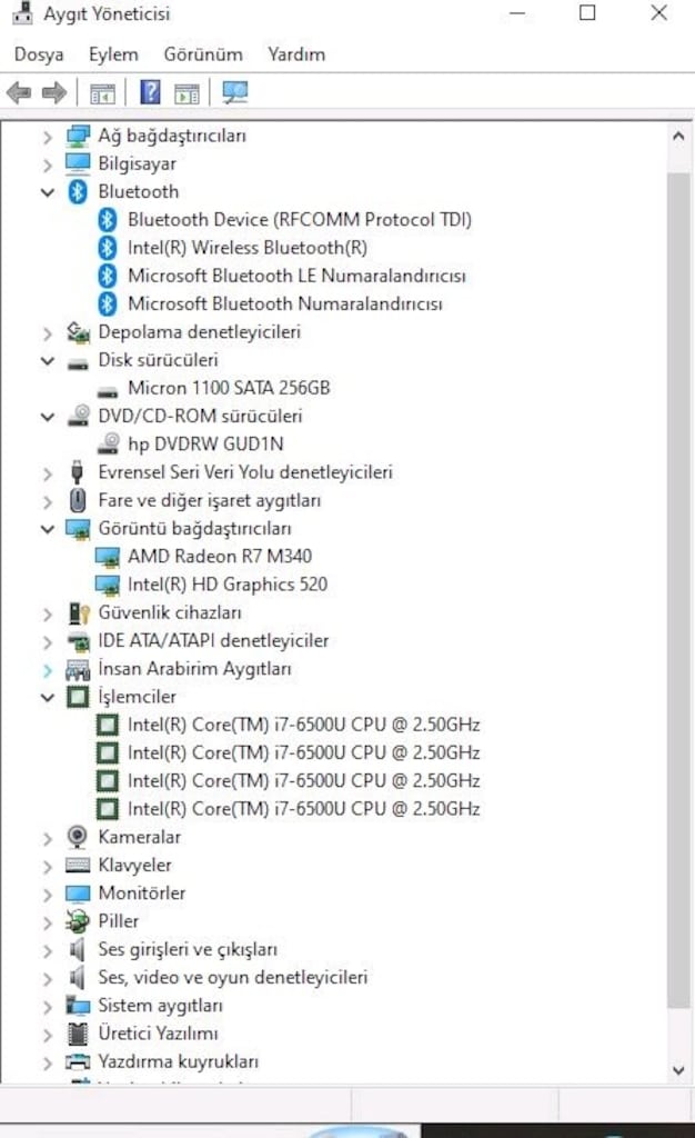 HP 450 G3 DİZÜSTÜ BİLGİSAYAR 2 EL SIFIR DEĞİL DİR 15,6 EKRAN PANEL - 11