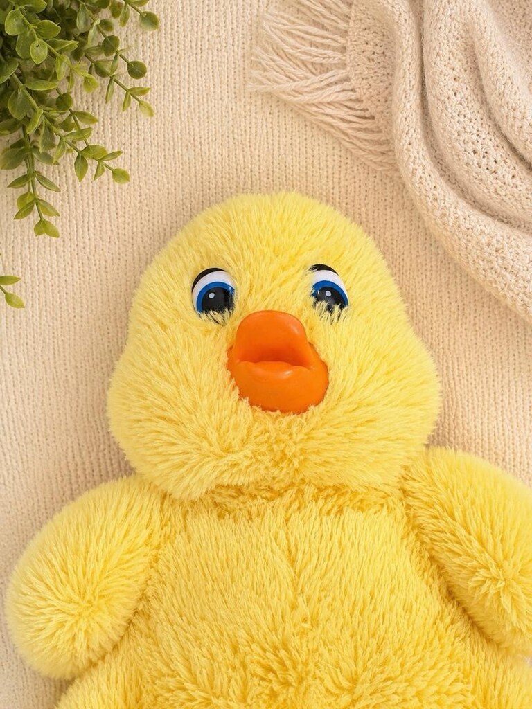 sarı peluş ördek - 5