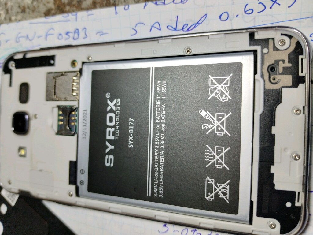 SAMSUNG MARKA DURUMU BELLİ OLMAYAN CEP TELEFONU BATARYA SAĞLAM - 4