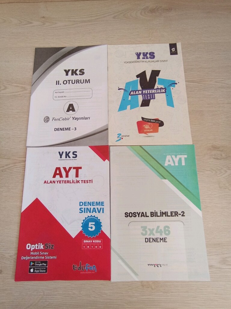 üniversite test kitapları - 6