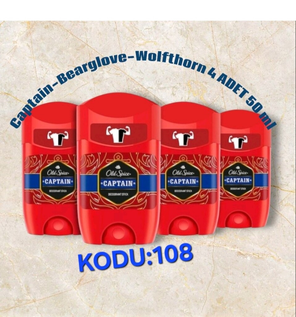 Old #Spice #Deodorant 4lü Fırsat sıfır ürün #Captain-Bearglove-Wolftho - 7
