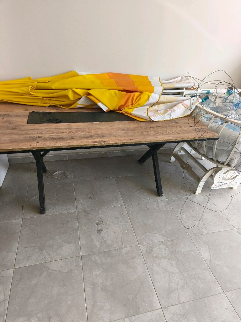 toplantı masası 1.75 iki adet 3.50 m - 2