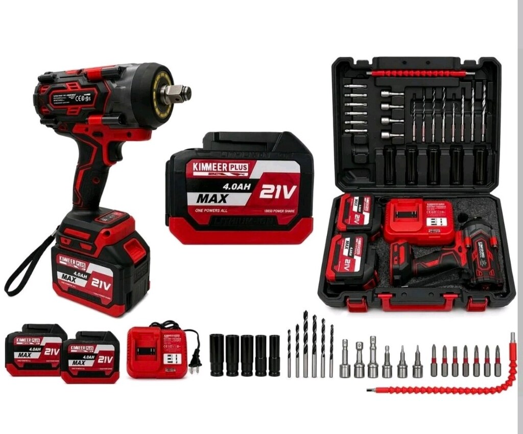 KİMMER PLUS 1000 NM AOMUN SÖKME 15 PİLLİ BATARYALAR KÖMÜRSÜZ MOTOR - 2