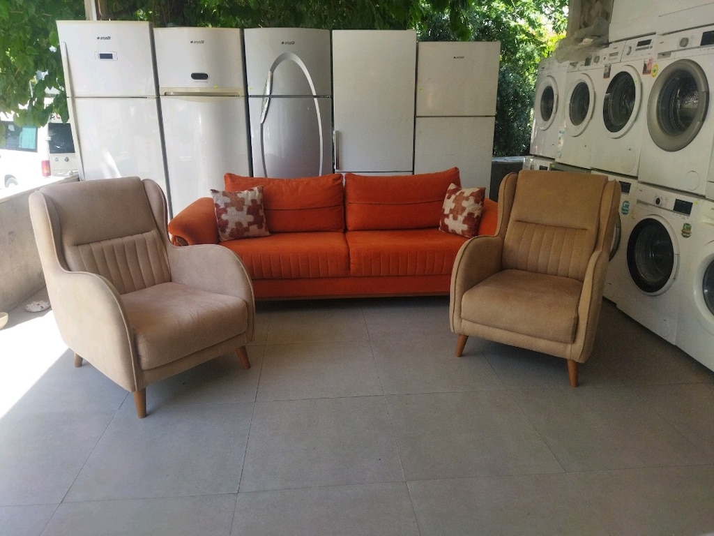 Az kullanılmış süngerli profil kasa lüks salon oturma Grubu - 2