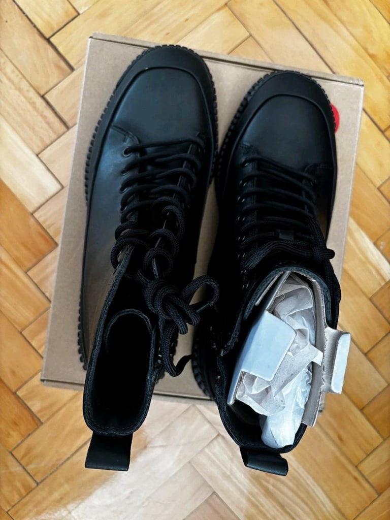 Camper Pix Bot Siyah 42 %100 deri - 2