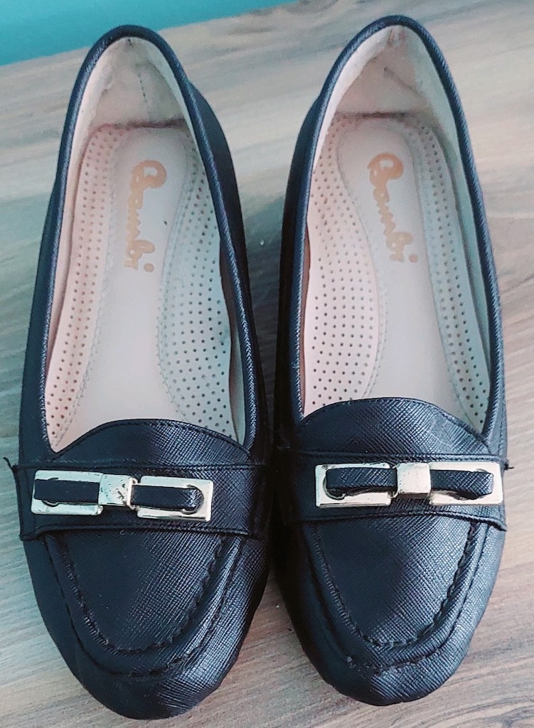 Bambi, Siyah Gold Tokalı Rahat Babet / Loafer - 3