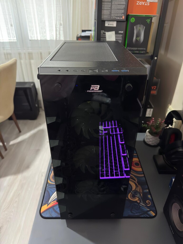 Power Boost X59RGB 6x120mm RGB Fanlı ATX Oyuncu Kasası - 2