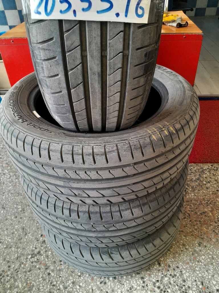 4 ADET 205&55/16 DUNLOP ÇOK İYİ DURUMDA - 2