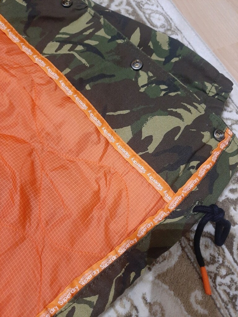 Sıfır Orj. Superdry Erkek Mont M Beden Kamuflaj tipi Sıfır Mont - 6