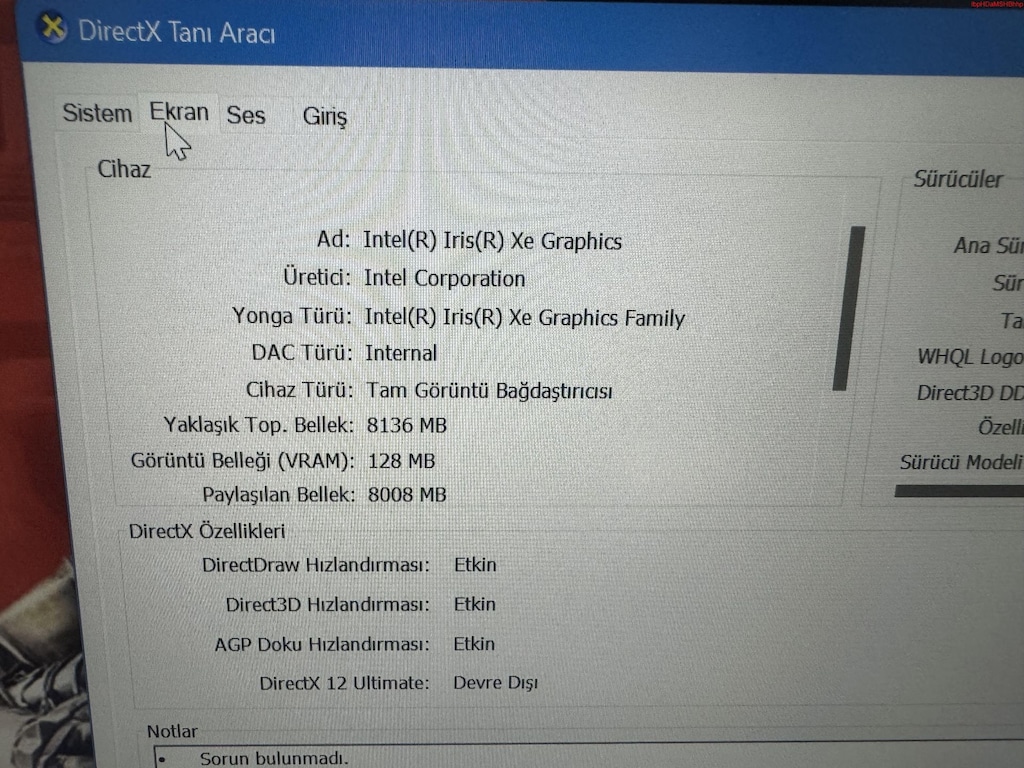 HP İ5 13. NESİL 16 GB RAM 256 M2SSD - 8
