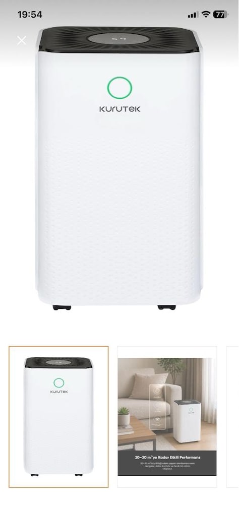 kurutek KT 10(wi-fi ION) Nem Alma ve Hava - 9