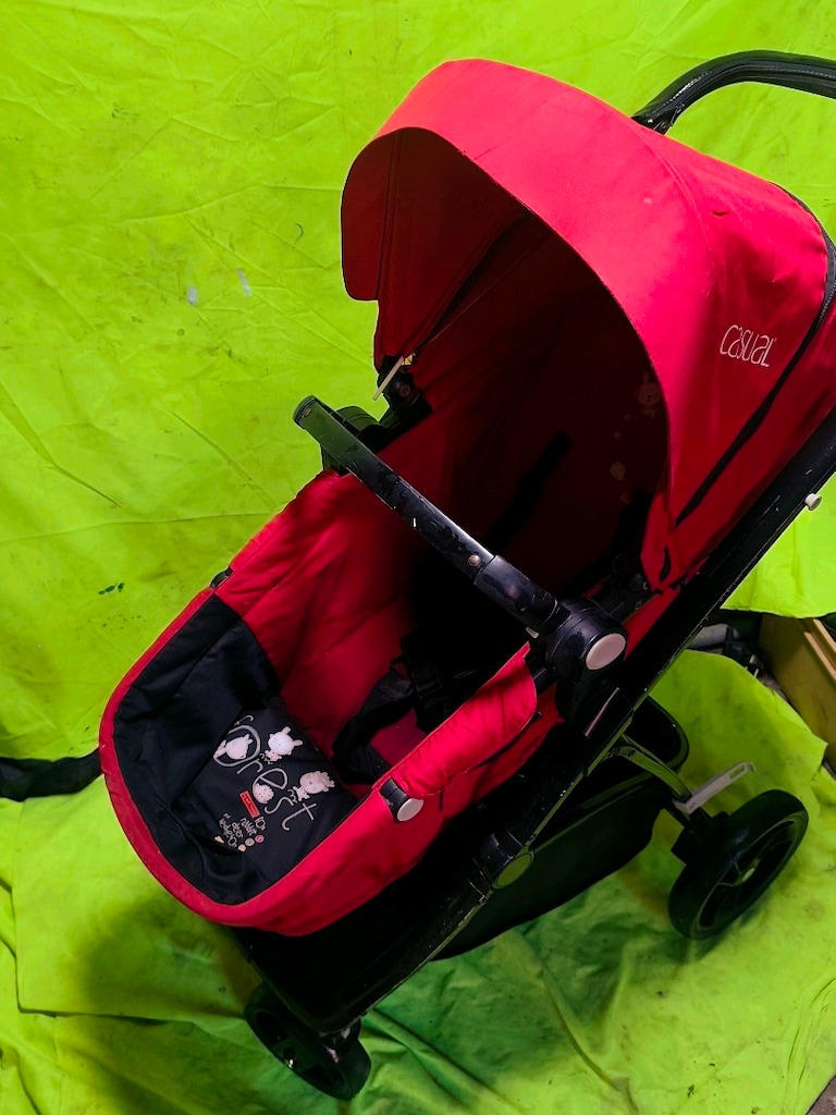 casual marka çift yönlü bebek arabası - 4