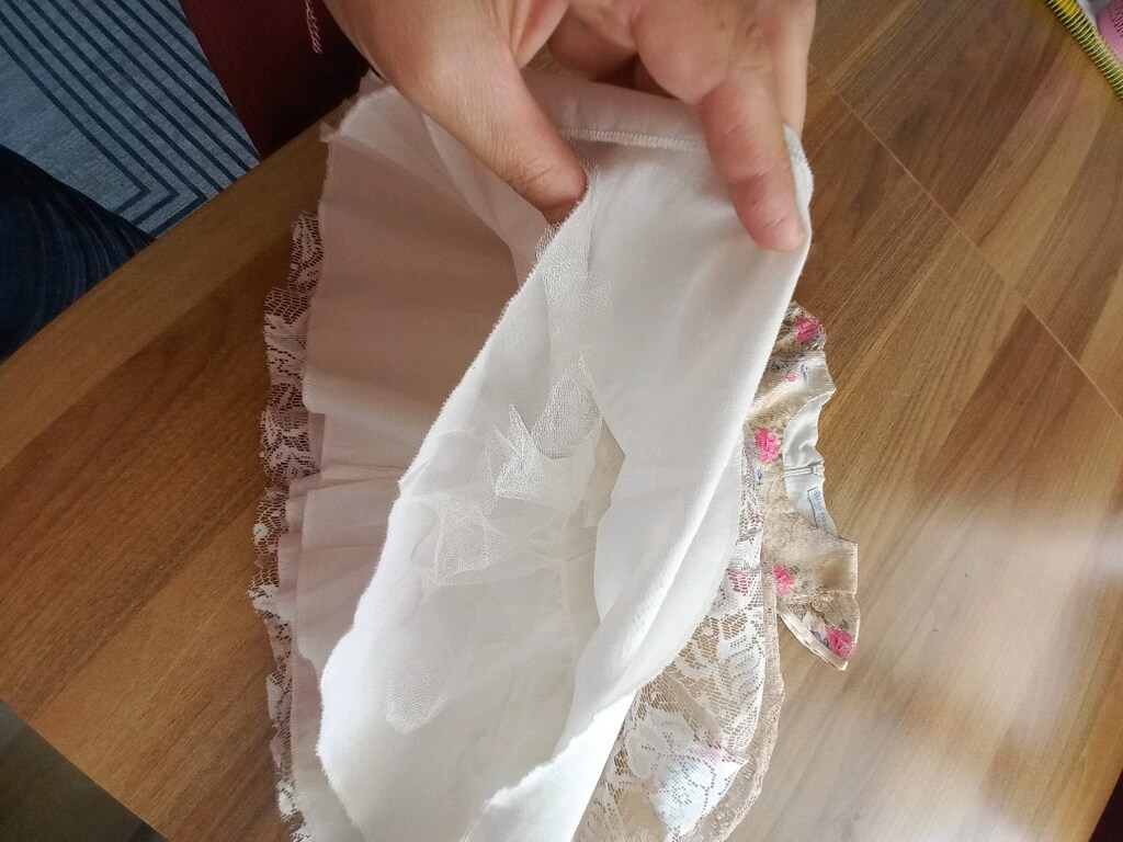 Çiçekli Kabarık Şık kız çocuk elbisesi - 5