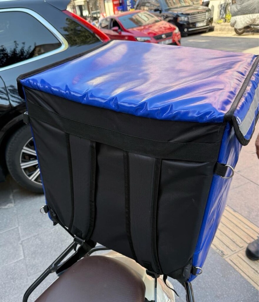 Motor kuryeler için termal taşıma çantası - 4