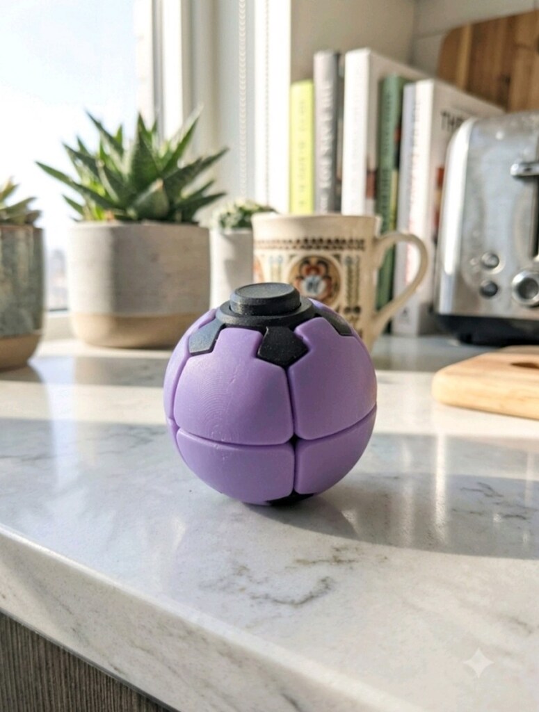 Rulmansız 3D Stres Küresi / Dönüşümlü Spin Ball - 2