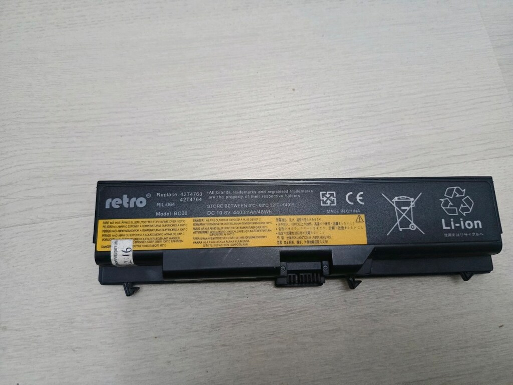 Lenovo ThinkPad T420 T430 Uyumlu Batarya Pil - Retro BC06 - 3