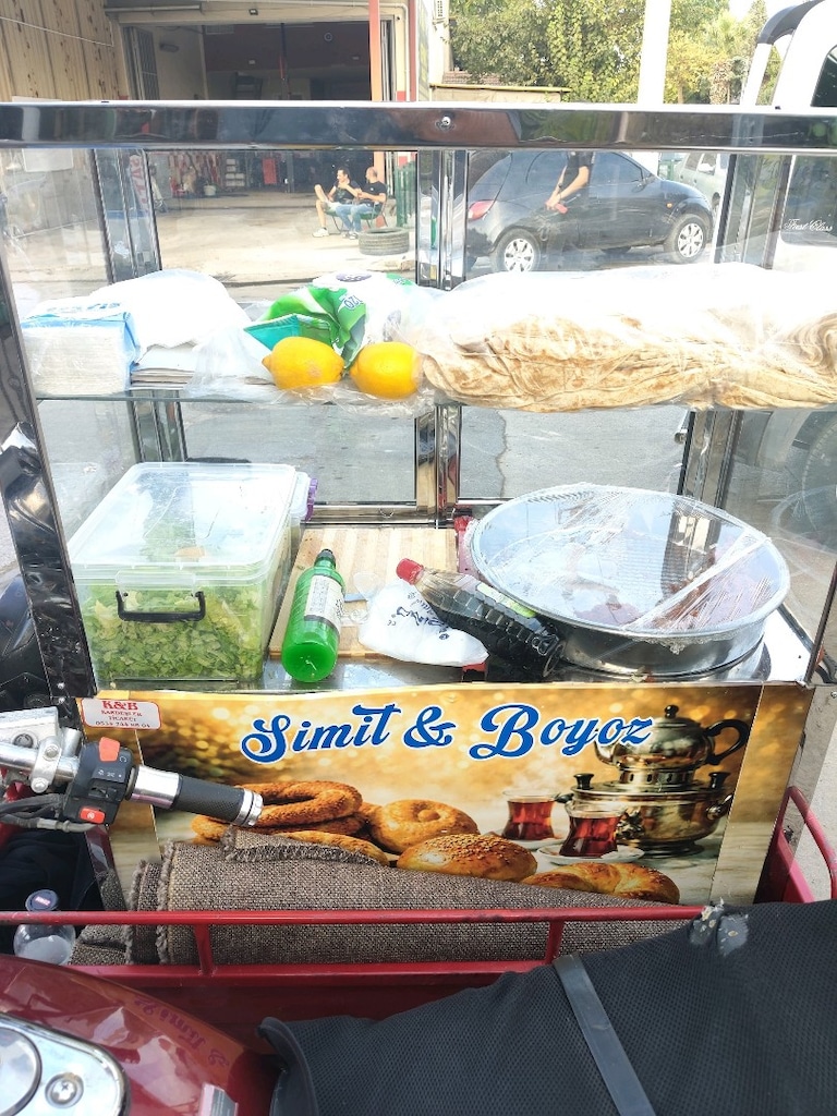 simit börek arabası. - 4