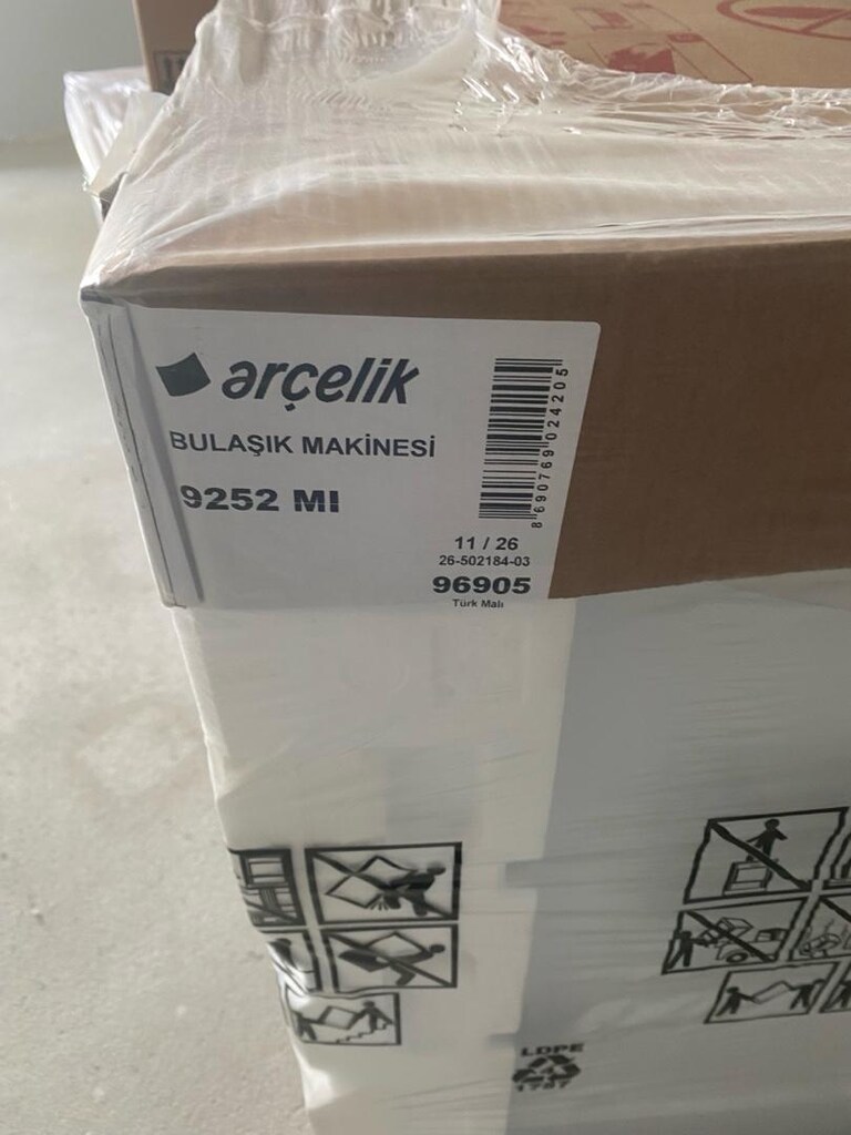 Arçelik kutusunda ankastre set ve bulaşık makinası. - 9