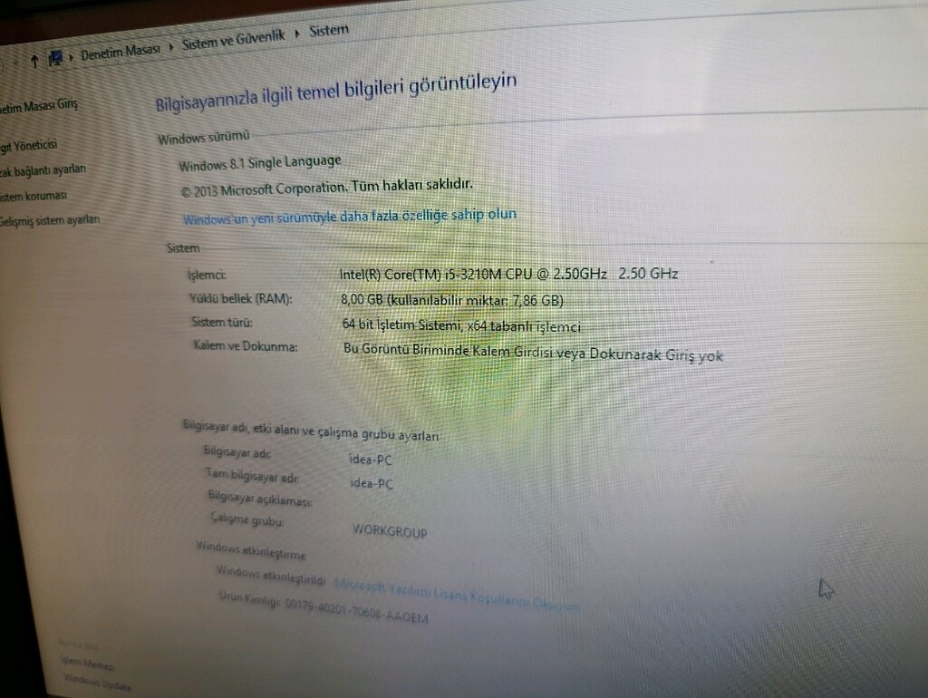 Lenovo i5 3.nesil - 8