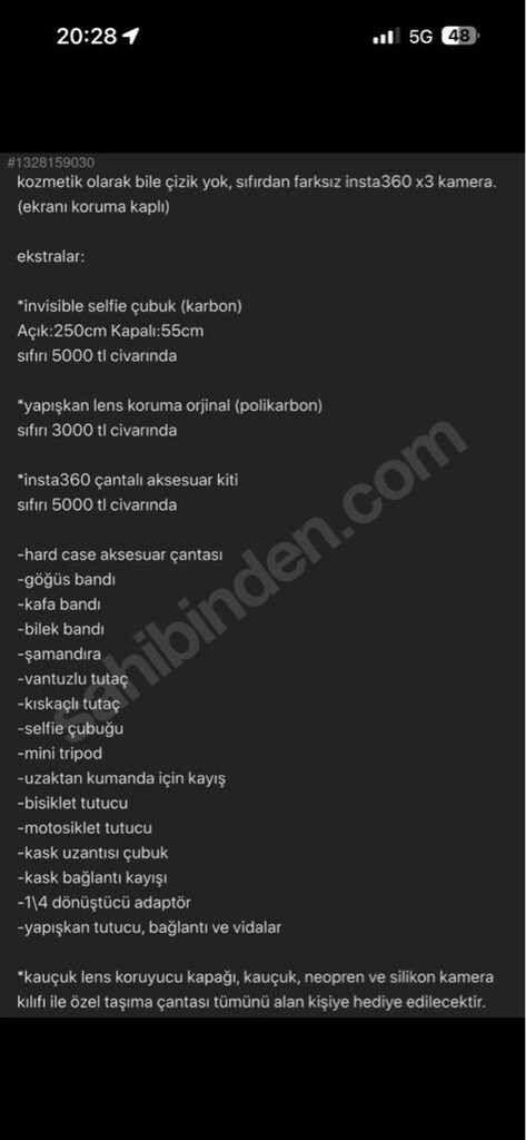 İnsta360 full Aksesuarlı - 12