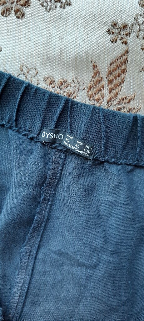 Oysho marka siyah renk xl beden pantolon - 5