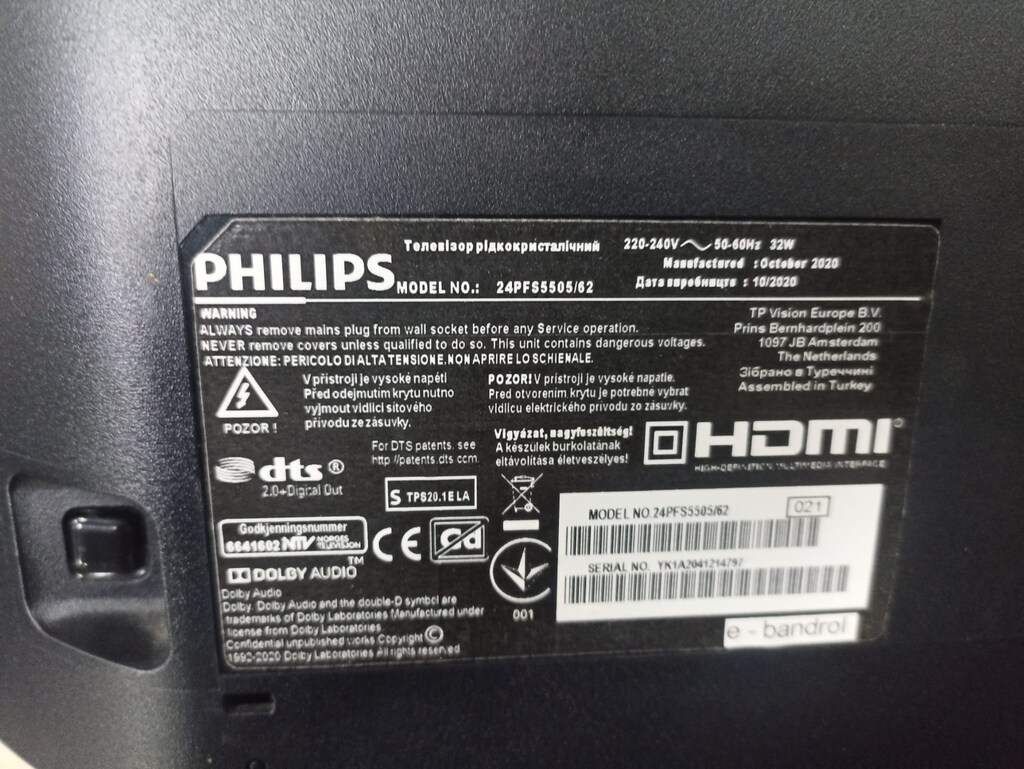 ARIZALI Philips 24PFS5505 Full HD 24" 61 Ekr Uydu Alıcılı LED TV - 6