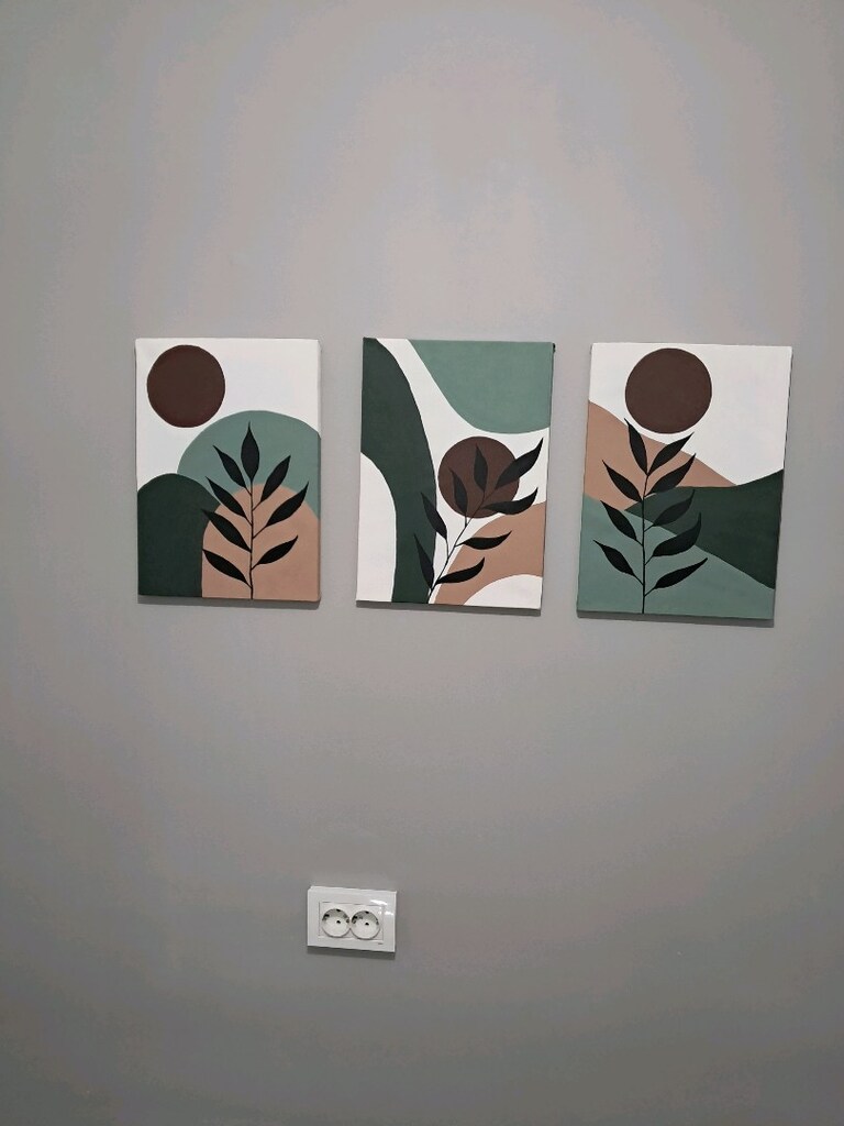 3 lü set BOHEM DEKORATİF TABLO - 8