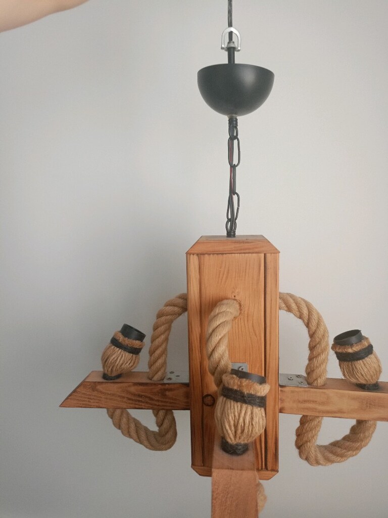 Ahşap Avize - 3