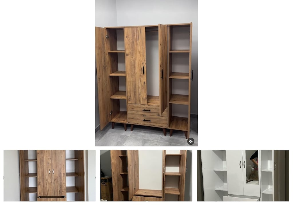 4 kapaklı elbise dolabı dvwkhfpwsb - 4