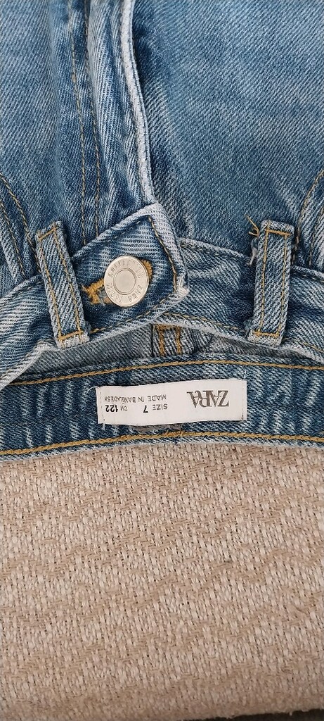 Zara kot pantolon az kullanilmiş 7 yaş