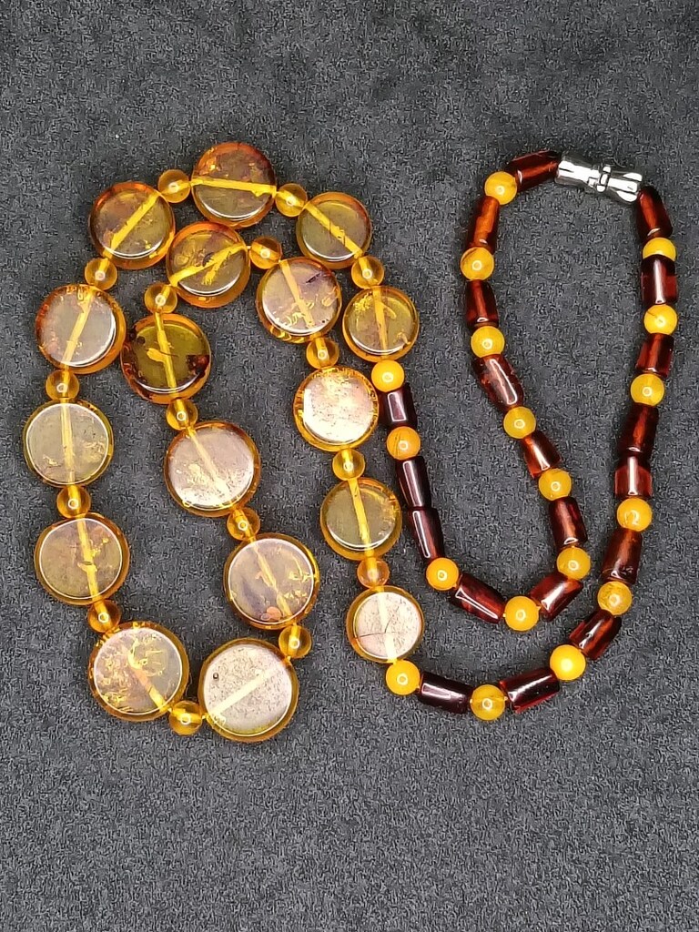 Doğal Kaya Damla Kehribar Kolye 11,73 gr.