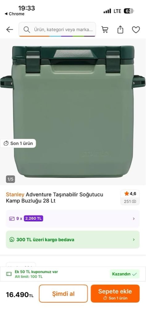 Stanley 28,3 Litre taşınabilir soğutucu - 2