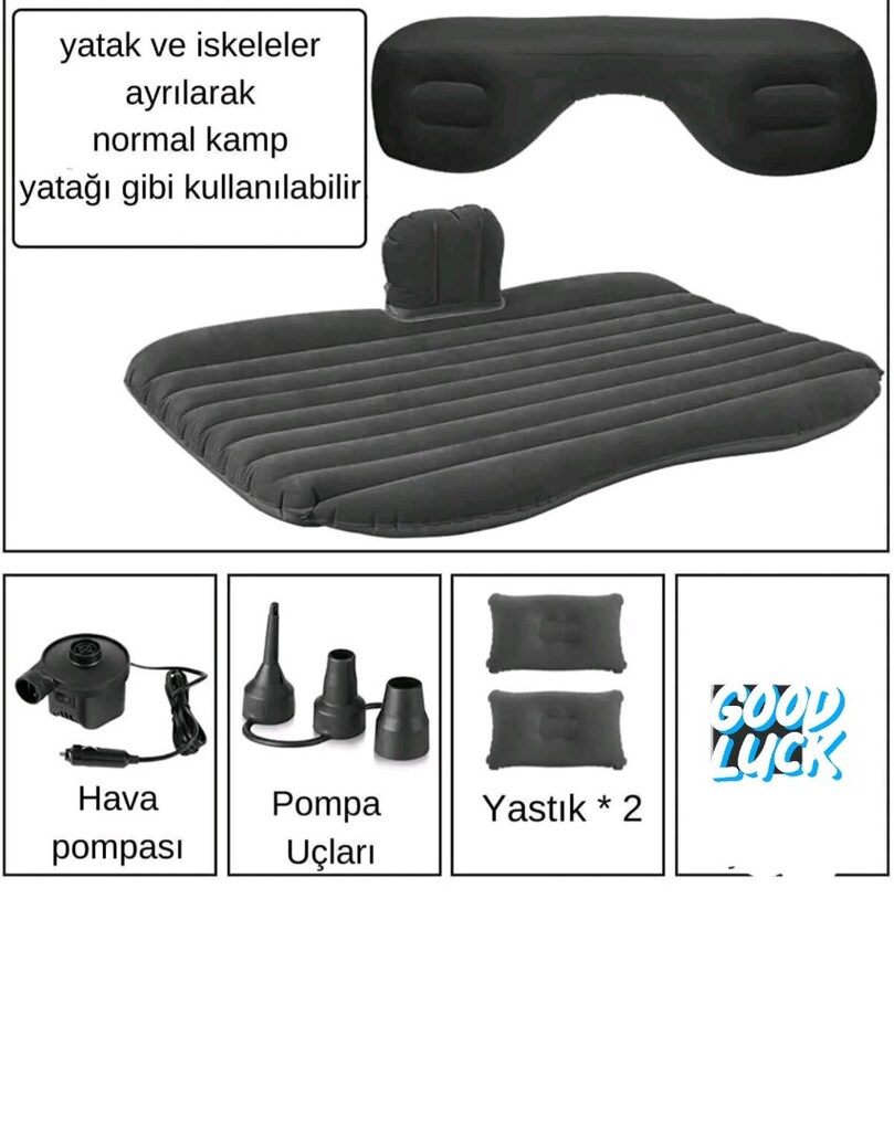 araç içi şişme yatak Bütün araçlara uyumlu hiç kullanılmadı - 3