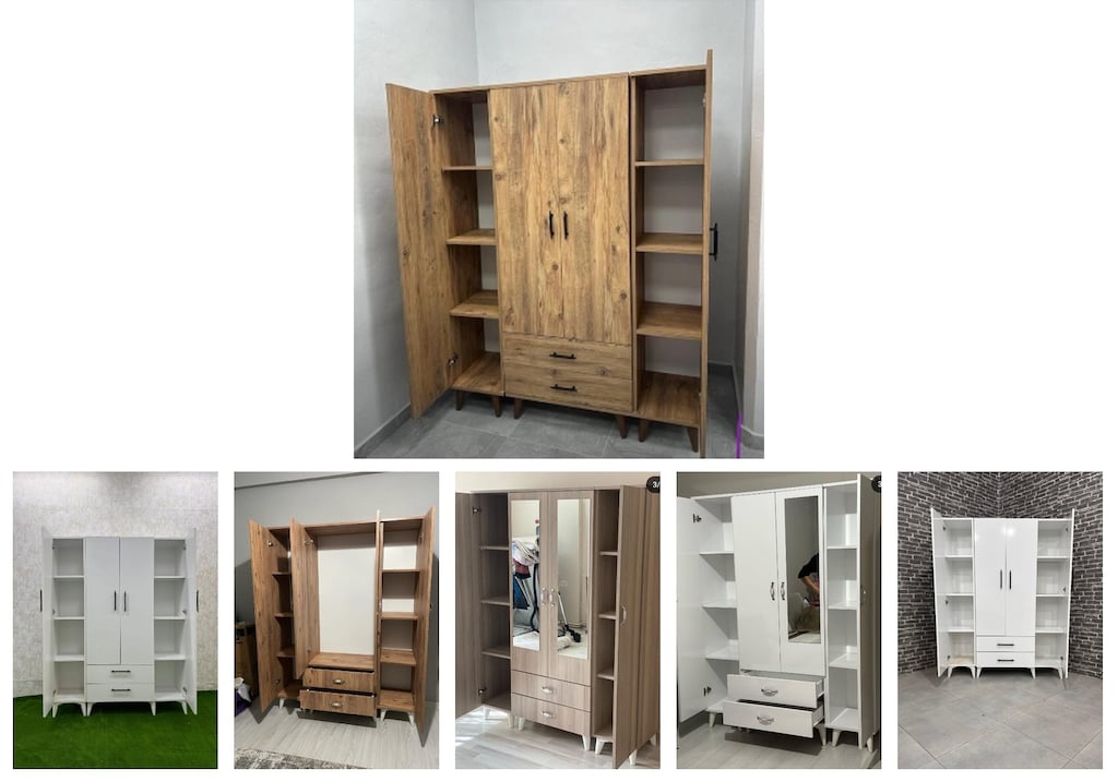 4 kapaklı elbise dolabı ykzpdbxbgq - 6