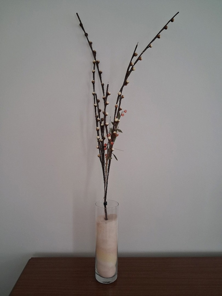 Vazo Dekoratif 26.5*8 cm. / 58<>93 cm. çiçek kuvars kum/Bostanlı-İZMİR - 7
