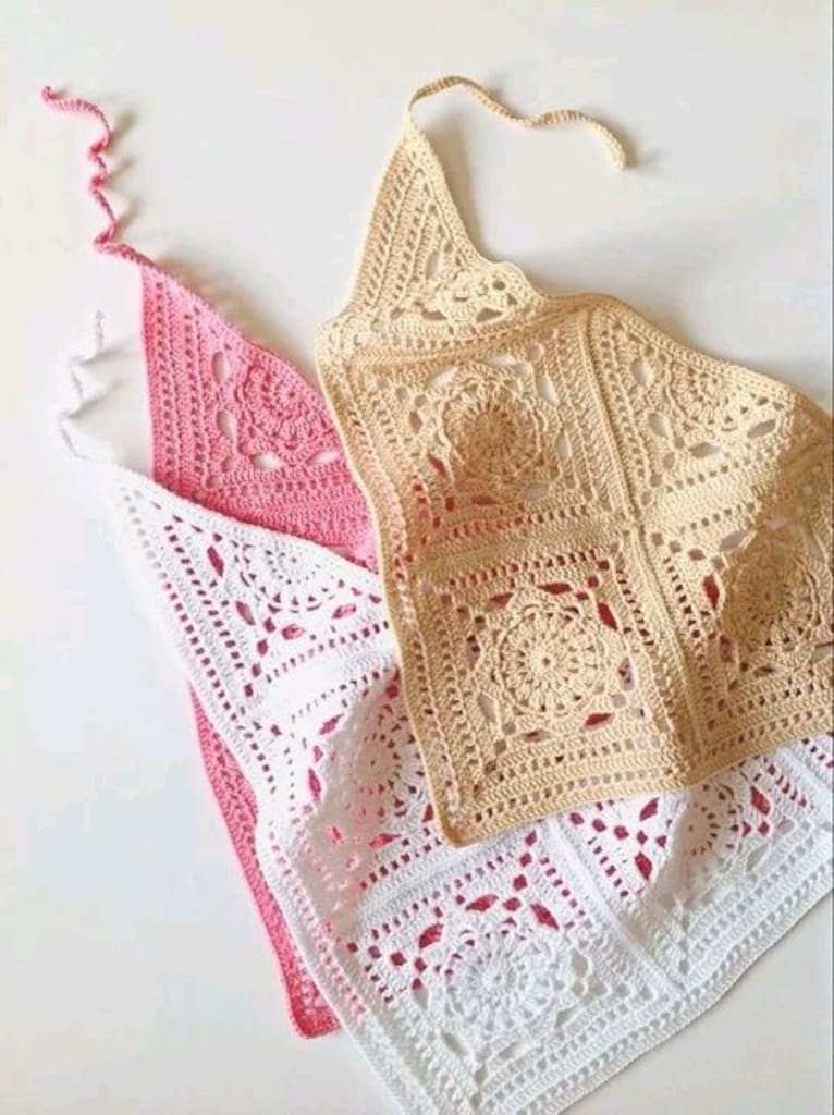örgü bandana - 4