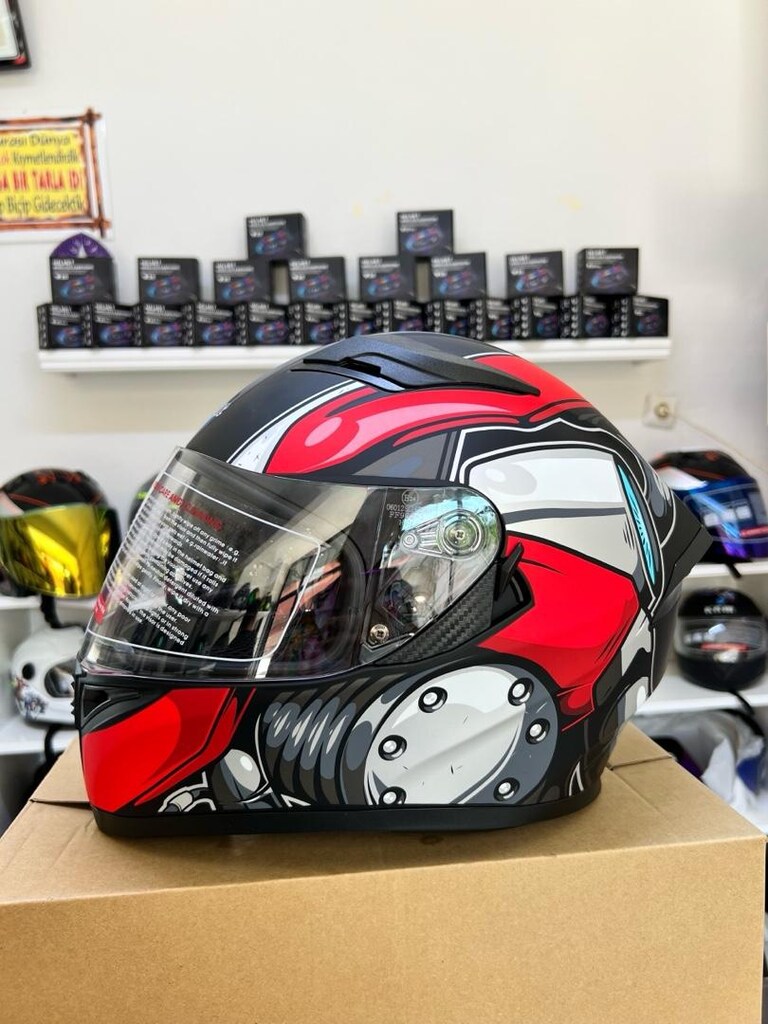 FULL FACE KASK GÜNEŞ VİZÖRLÜ - 3