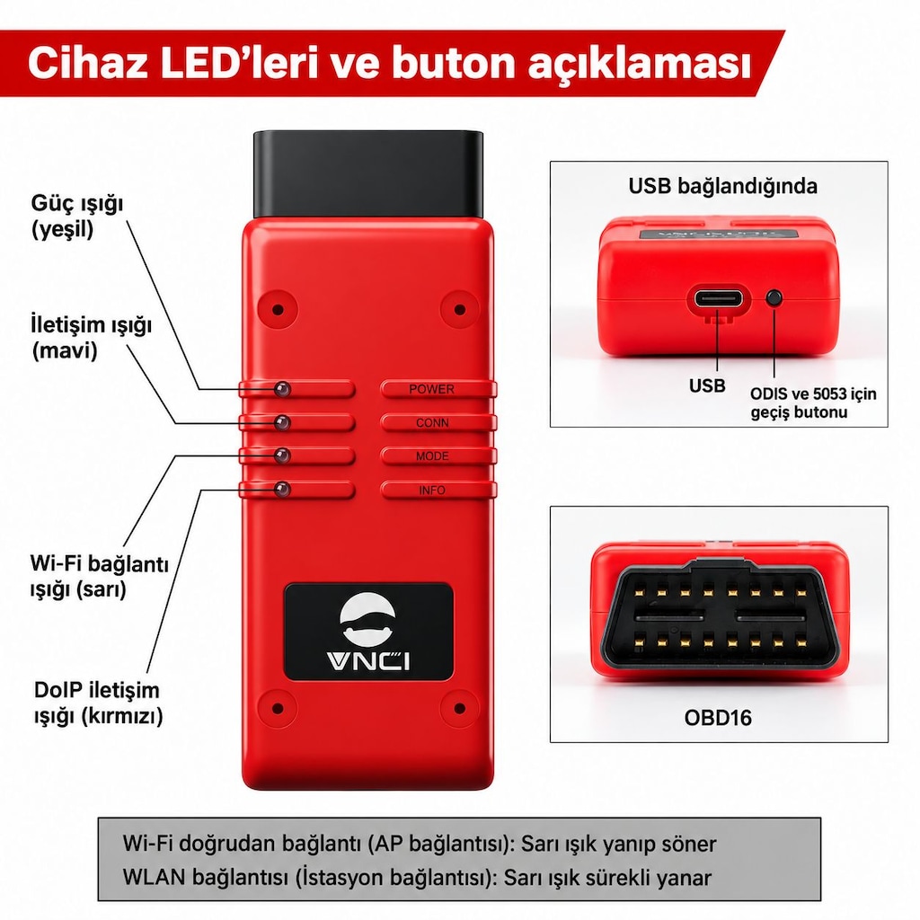 VNCI VAS 6154-B ODIS ve VCDS Uyumlu VAG Arıza Tespit Cihazı - 3