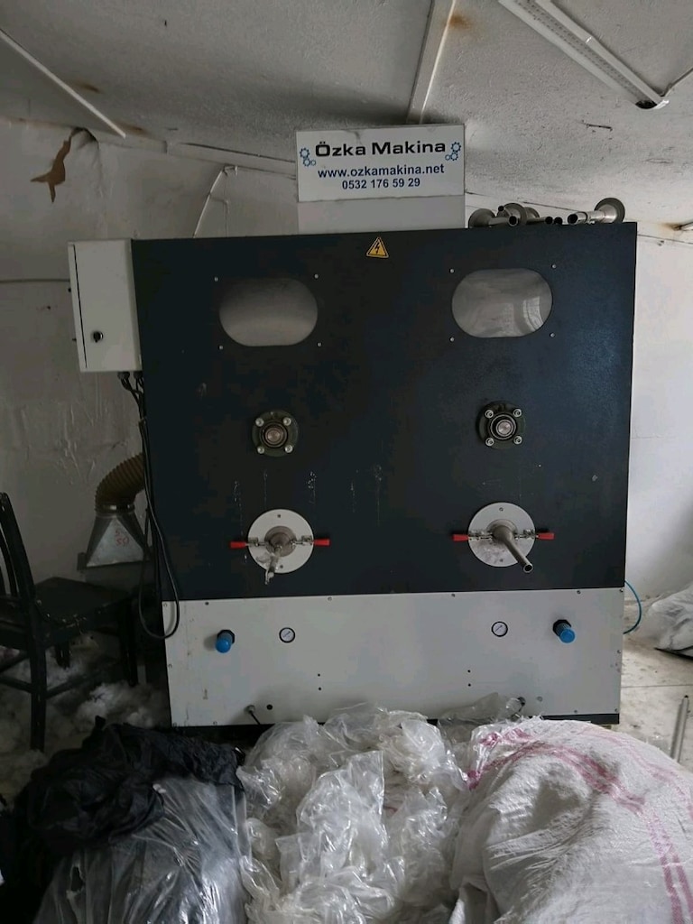 Profesyonel Çift Kafalı Elyaf Dolum Makinesi | Mont Yorgan Yastık Pelu