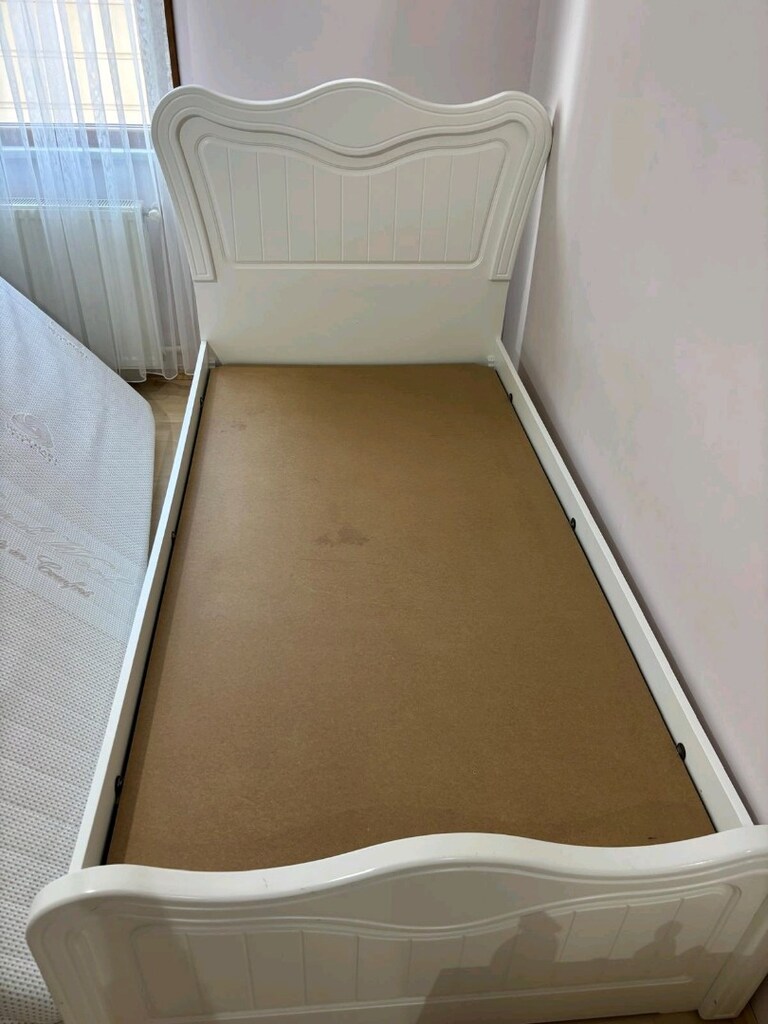 Özel Yapım 100x200 Lake Tek Kişilik Karyola + Başlık + Visco Yatak - 2