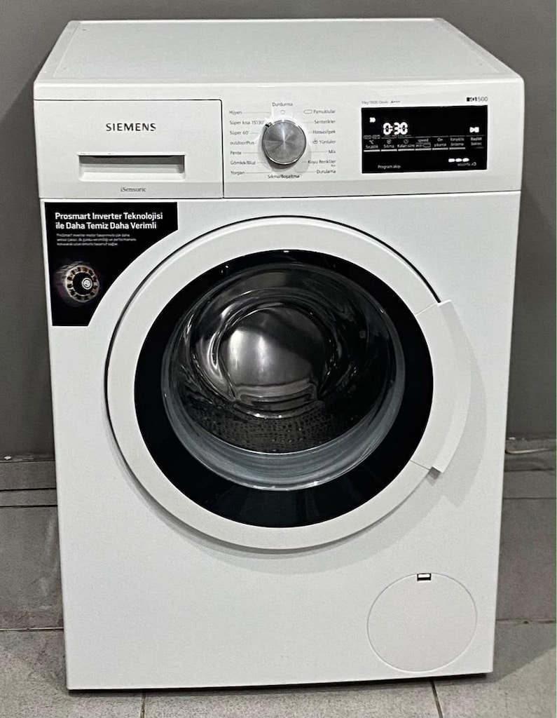 SİEMENS 9 KG A+++ 1200 DEVİR İNVERTER ÇAMAŞIR MAKİNESİ - 3
