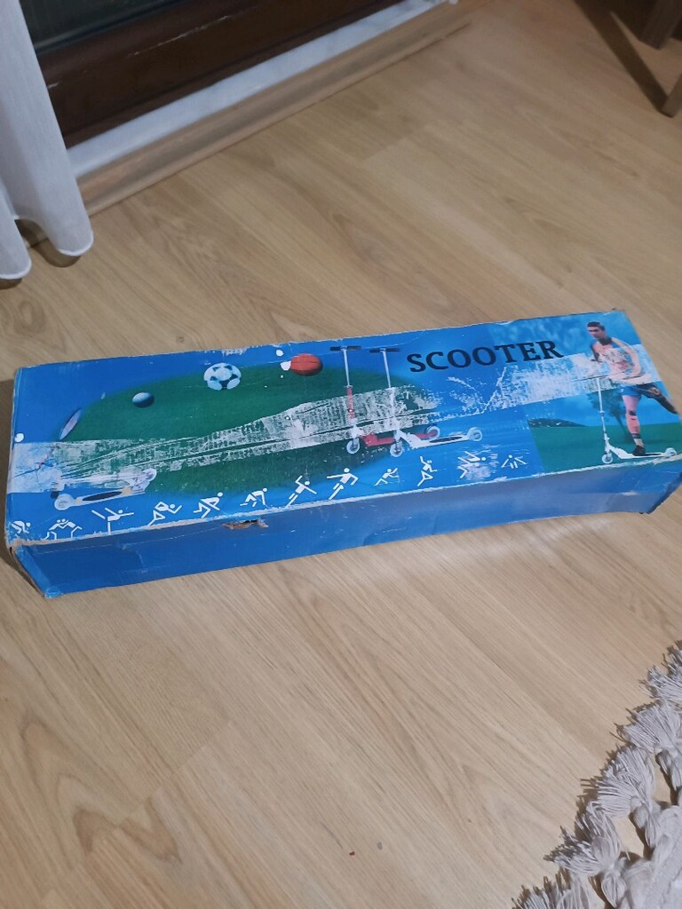 Silikon Teker, Boy Ayarlamalı Katlanır Metal Scooter - 6