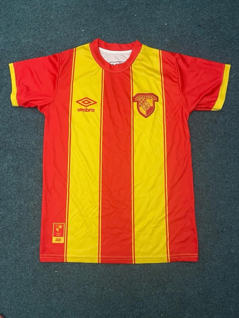 Umbro Göztepe 2025-2026 Jr Gürsel Aksel Çubuklu Forma