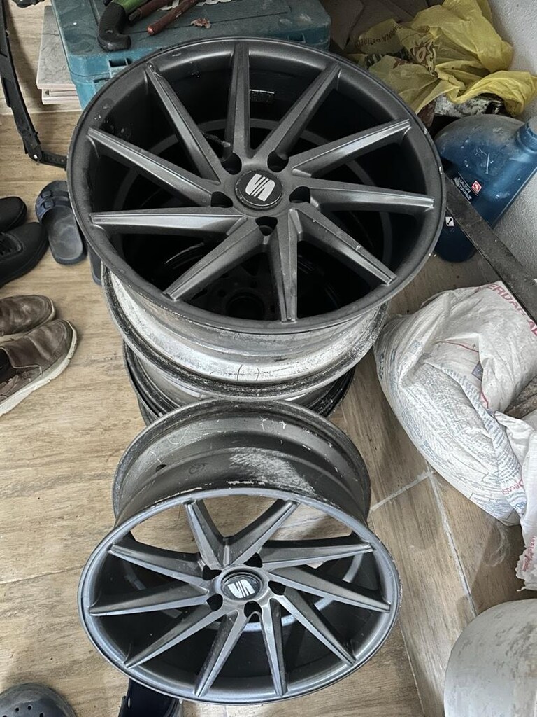 17 inç 5x112 vossen 4 adet birinde çatlak var - 4